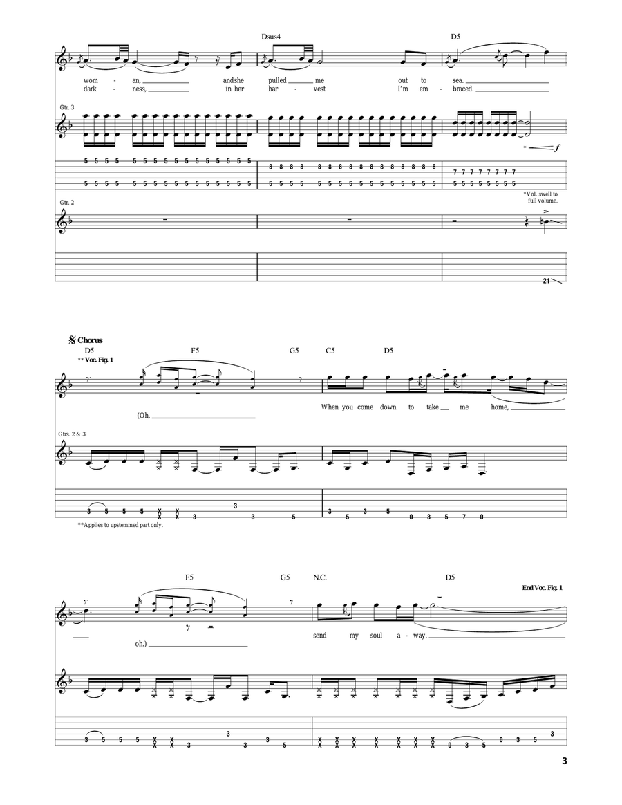 Out Of Exile Out Of Exile Acoustic Guitar scores gallery preview page 3