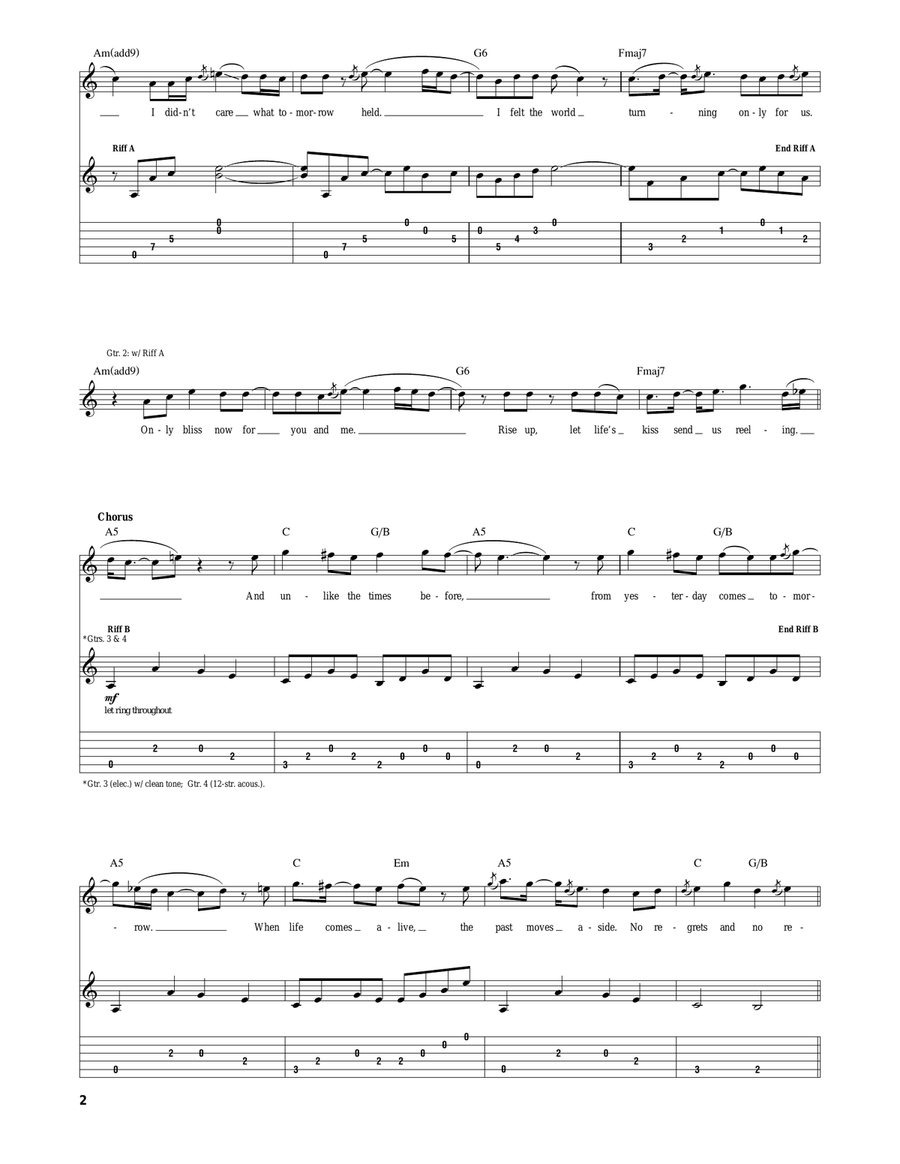 Yesterday To Tomorrow Yesterday To Tomorrow Acoustic Guitar scores gallery preview page 2