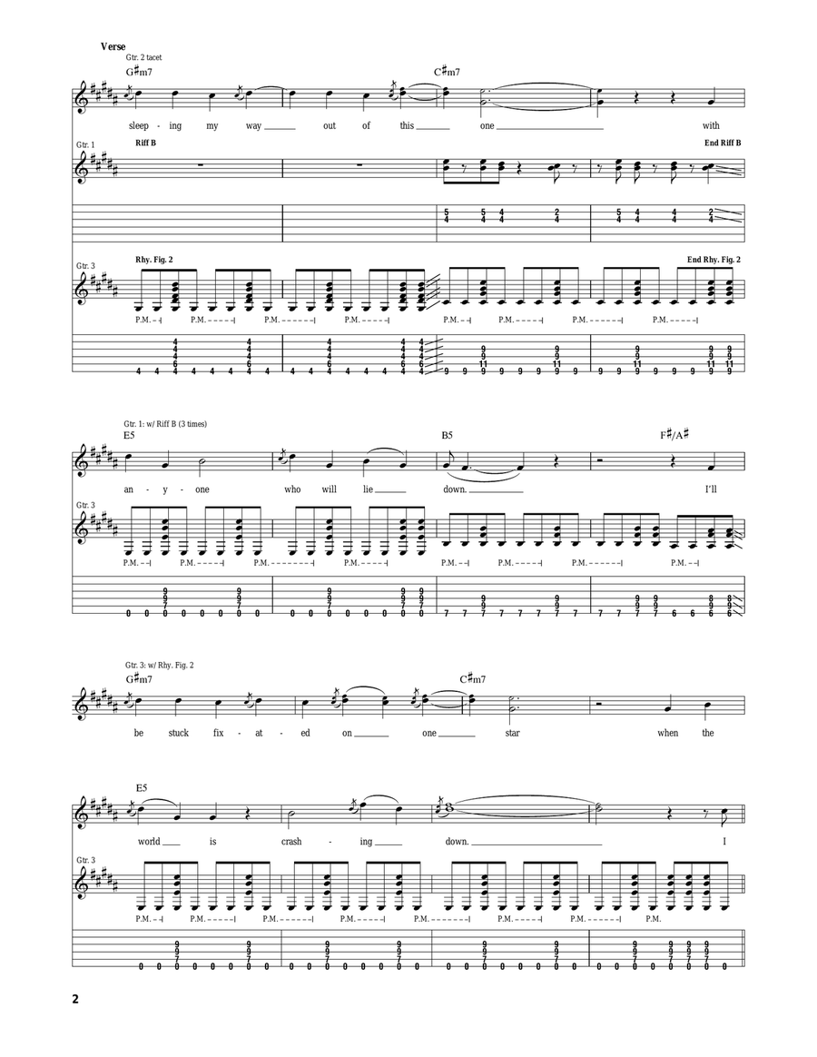 7 Minutes In Heaven (Atavan Halen) Acoustic Guitar scores gallery preview page 2