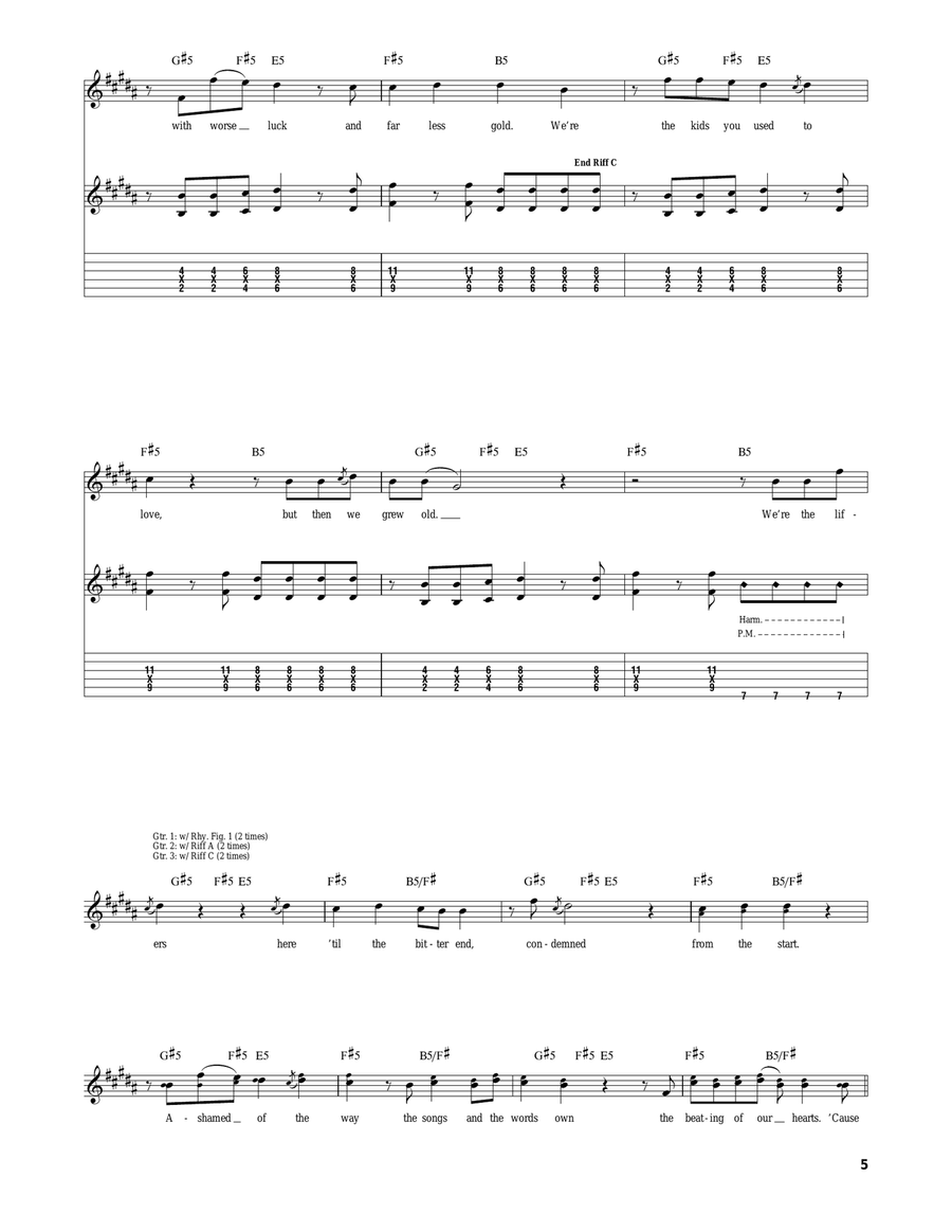 Sophomore Slump Or Comeback Of The Year Acoustic Guitar scores gallery preview page 5