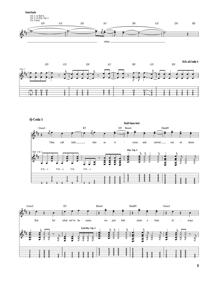 I Slept With Someone In Fall Out Boy And All I Got Was This Stupid Song Written About Me Acoustic Guitar scores gallery preview page 5