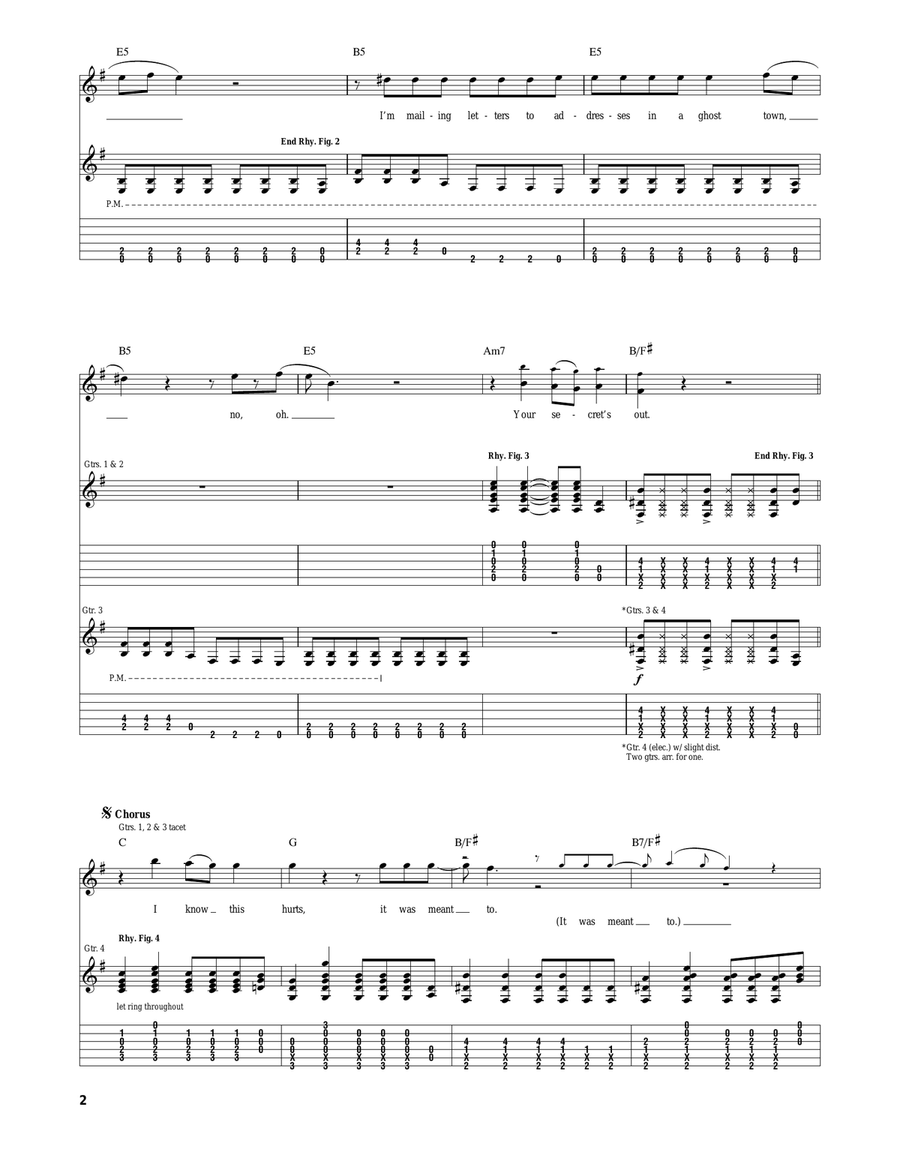 Get Busy Living Or Get Busy Dying (Do Your Part To Save The Scene And Stop Going To Shows) Acoustic Guitar scores gallery preview page 2