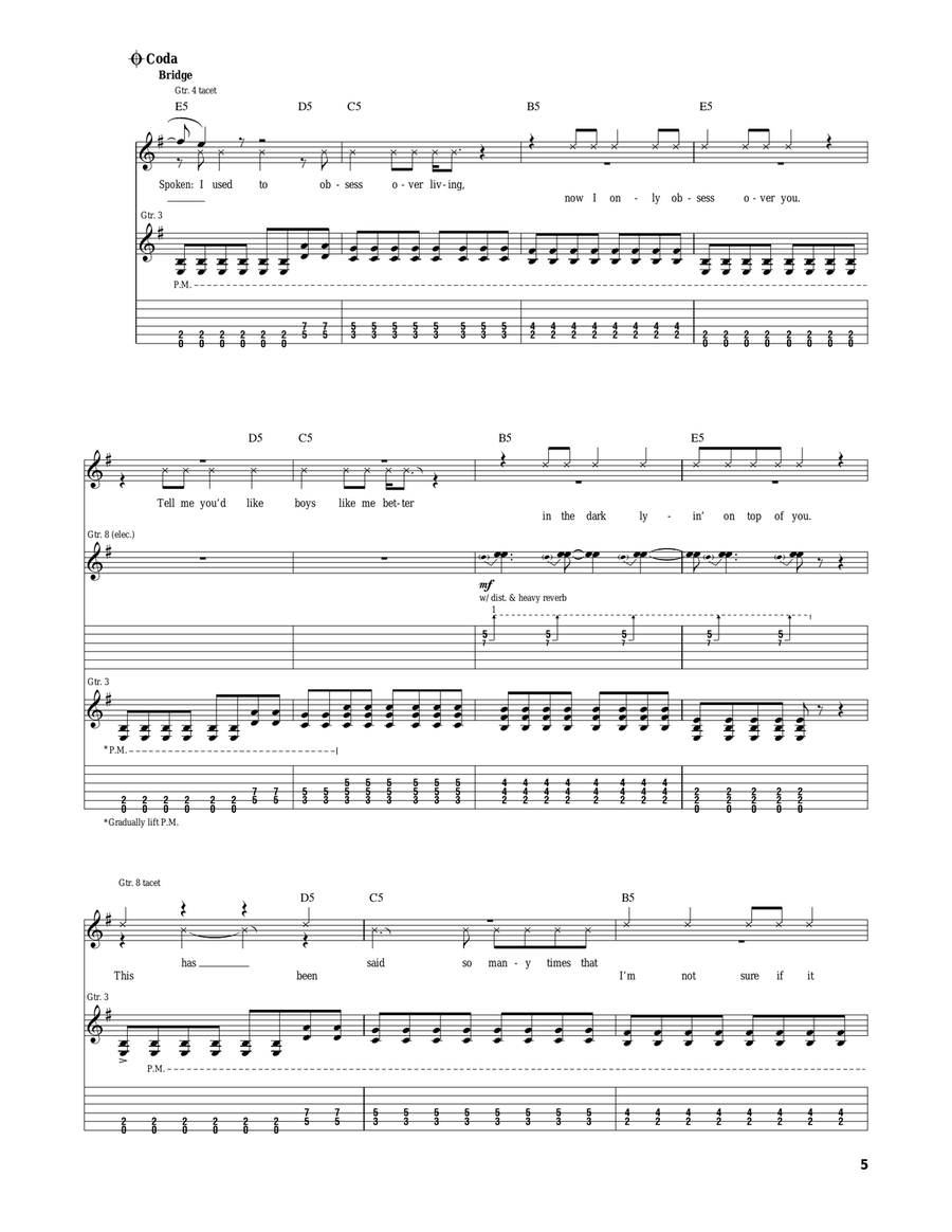Get Busy Living Or Get Busy Dying (Do Your Part To Save The Scene And Stop Going To Shows) Acoustic Guitar scores gallery preview page 5