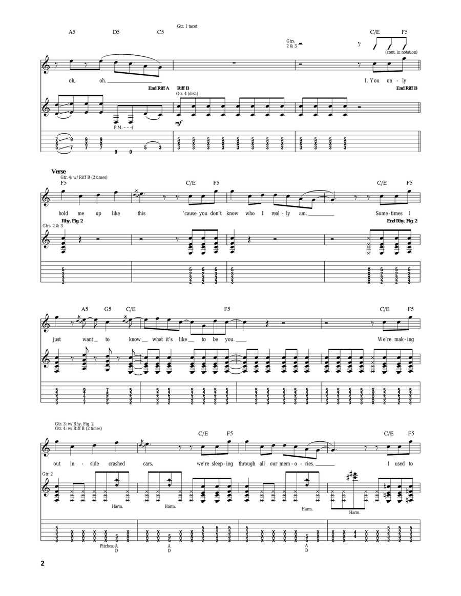 Of All The Gin Joints In All The World Acoustic Guitar scores gallery preview page 2
