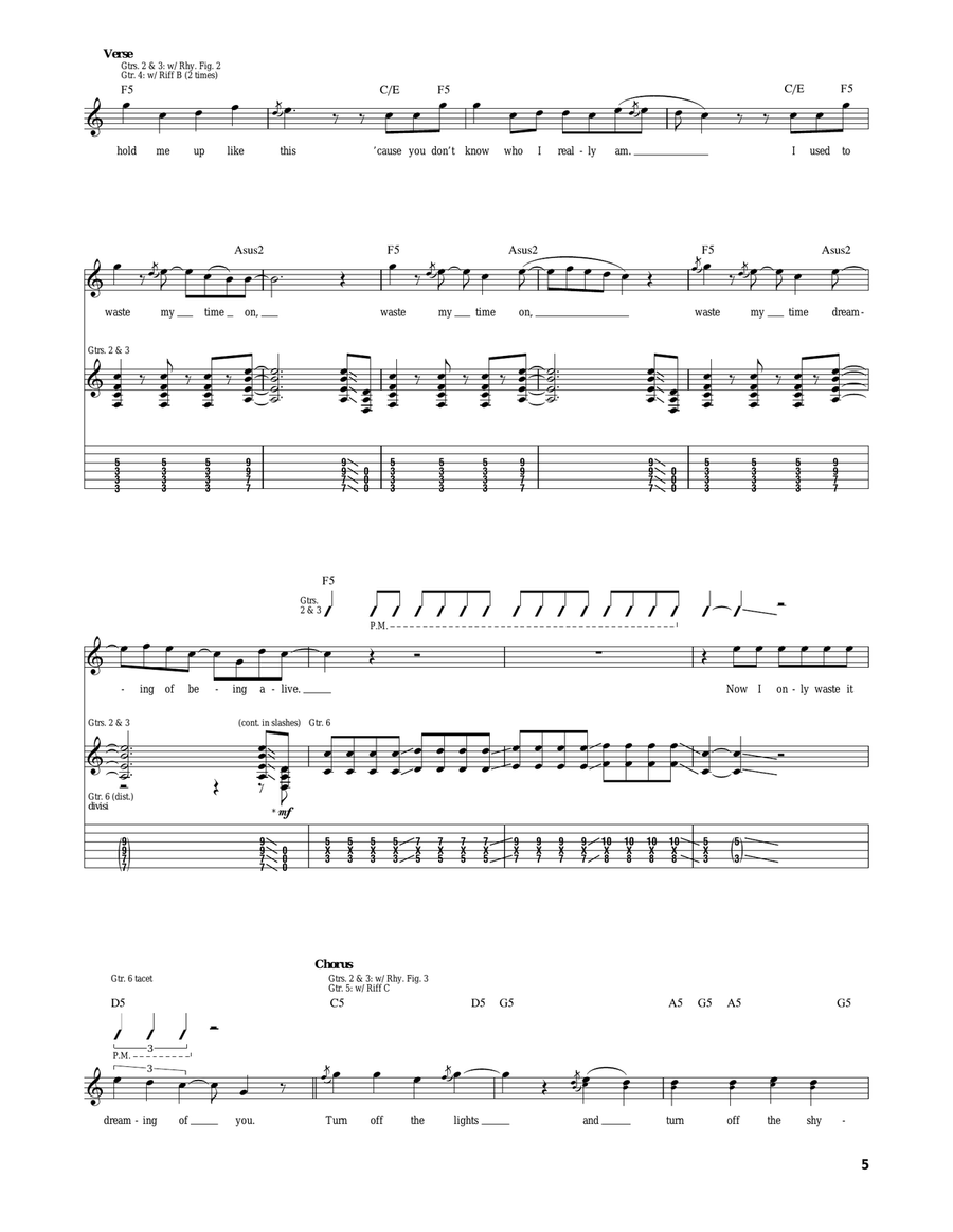 Of All The Gin Joints In All The World Acoustic Guitar scores gallery preview page 5