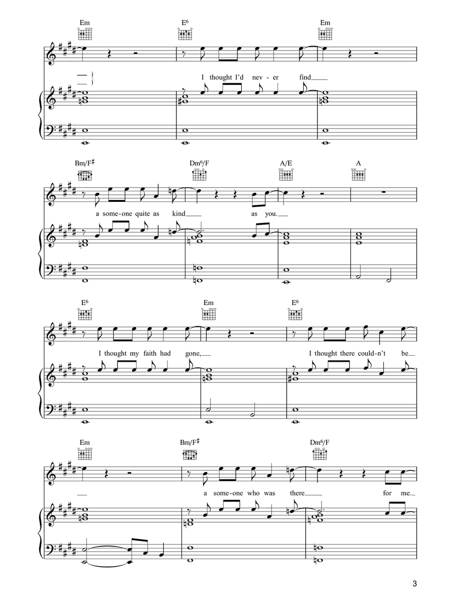 How Kind Of You Acoustic Guitar scores gallery preview page 3