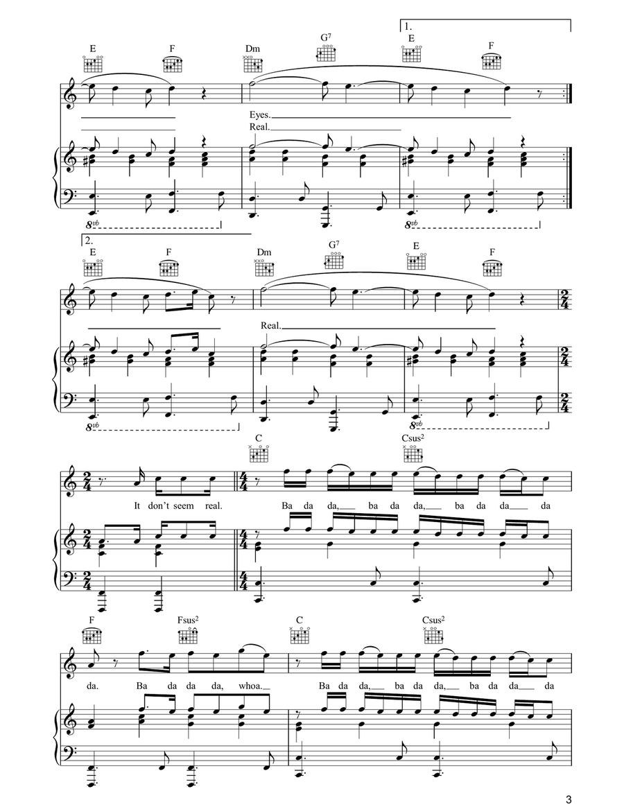 Slow Motion Slow Motion Acoustic Guitar scores gallery preview page 3