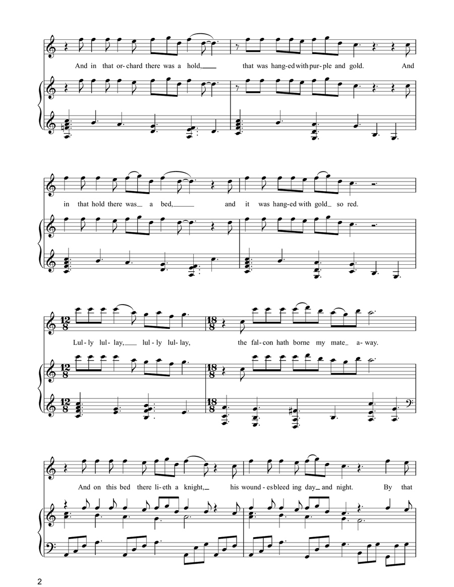 Corpus Christi Carol Acoustic Guitar scores gallery preview page 2