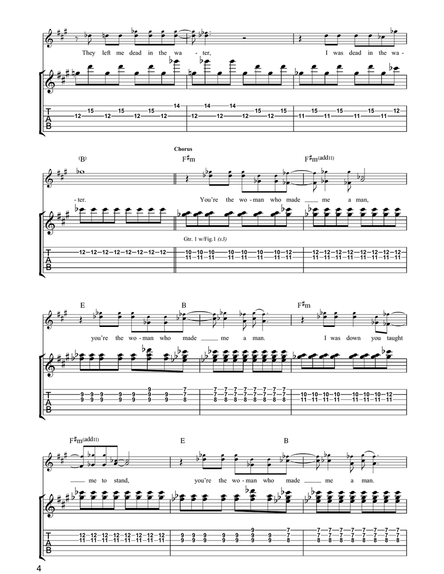 Rites Of Spring Rites Of Spring Guitar Tablature scores gallery preview page 4