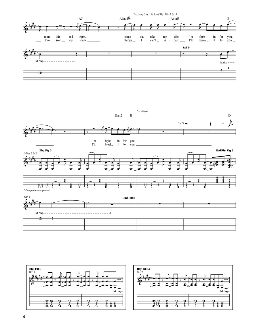 No Way Back No Way Back Acoustic Guitar scores gallery preview page 4
