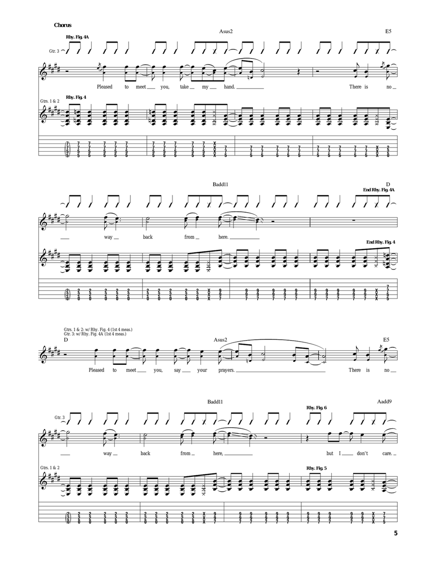 No Way Back No Way Back Acoustic Guitar scores gallery preview page 5