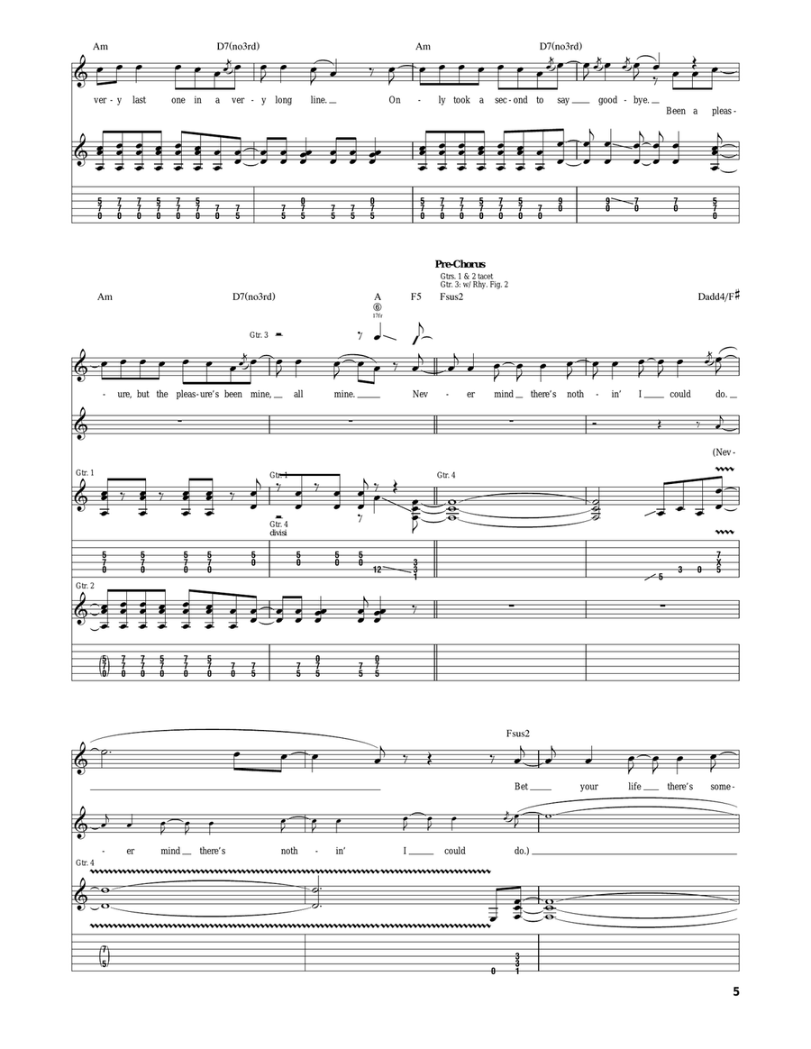 DOA DOA Acoustic Guitar scores gallery preview page 5