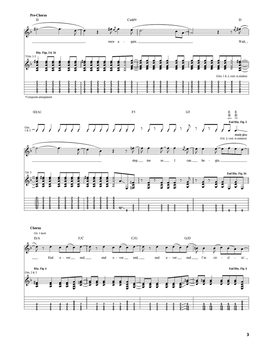 End Over End End Over End Acoustic Guitar scores gallery preview page 3