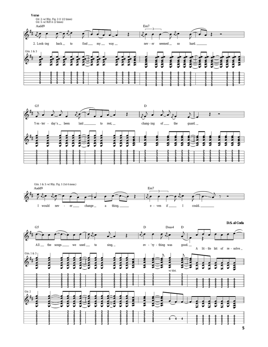 Resolve Resolve Acoustic Guitar scores gallery preview page 5