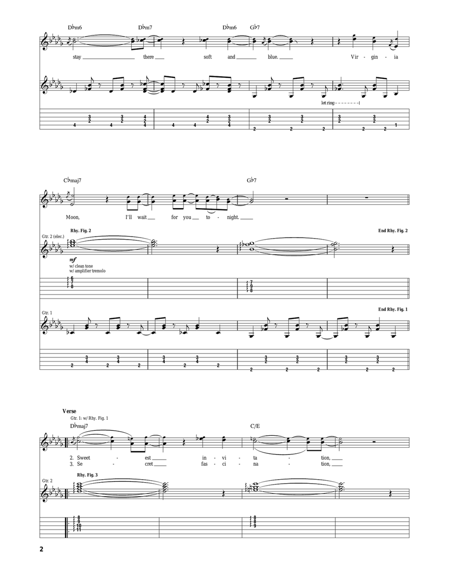 Virginia Moon Virginia Moon Acoustic Guitar scores gallery preview page 2