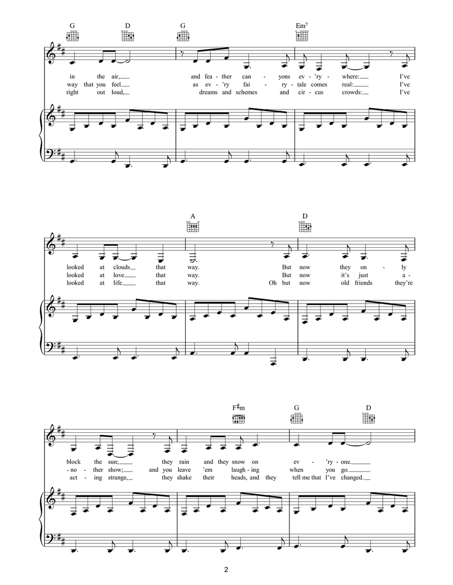 Both Sides Now Both Sides Now Acoustic Guitar scores gallery preview page 2