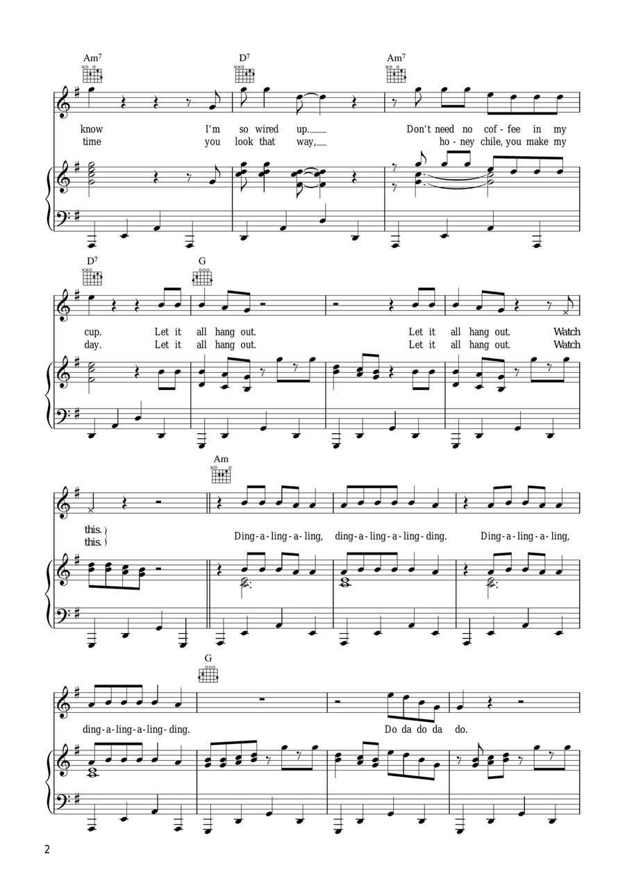 Jackie Wilson Said (I'm In Heaven When You Smile) Acoustic Guitar scores gallery preview page 2