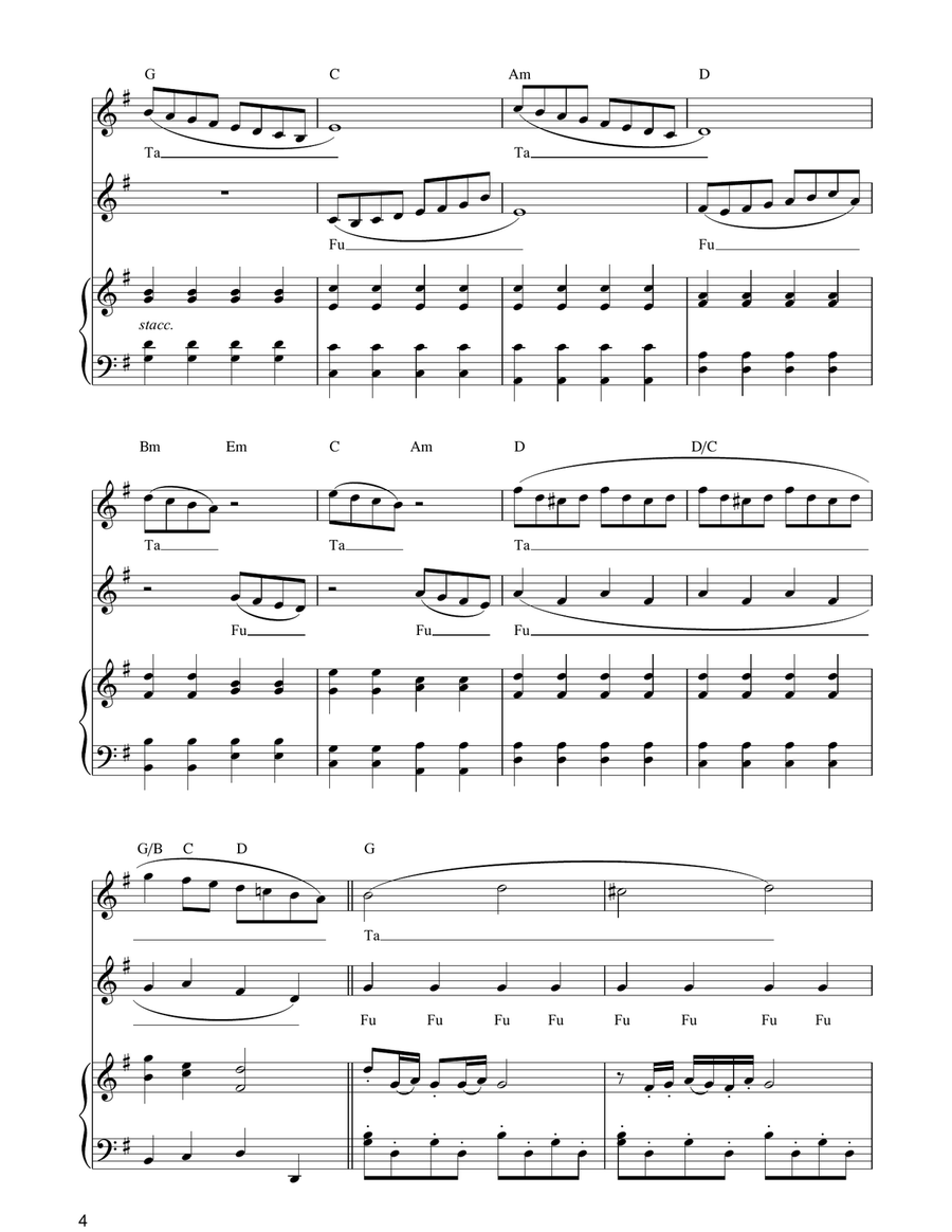 F*** You Talk (from Jerry Springer The Opera) Guitar scores gallery preview page 4
