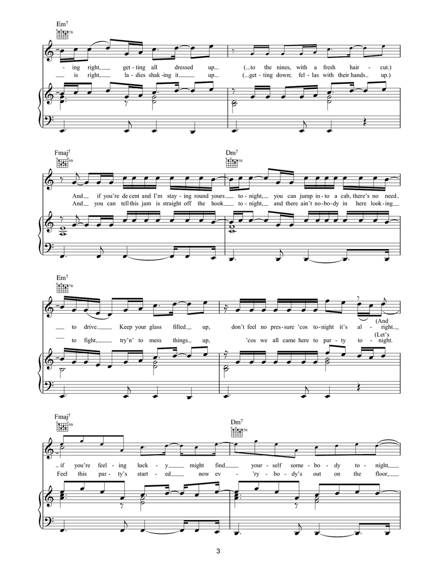 All The Way All The Way Guitar scores gallery preview page 3