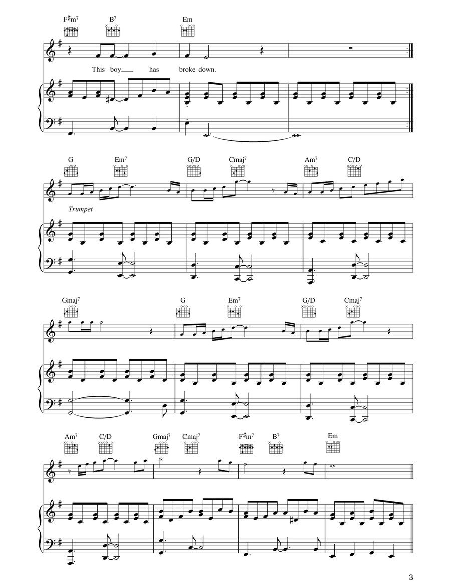 Old Town Old Town Acoustic Guitar scores gallery preview page 3