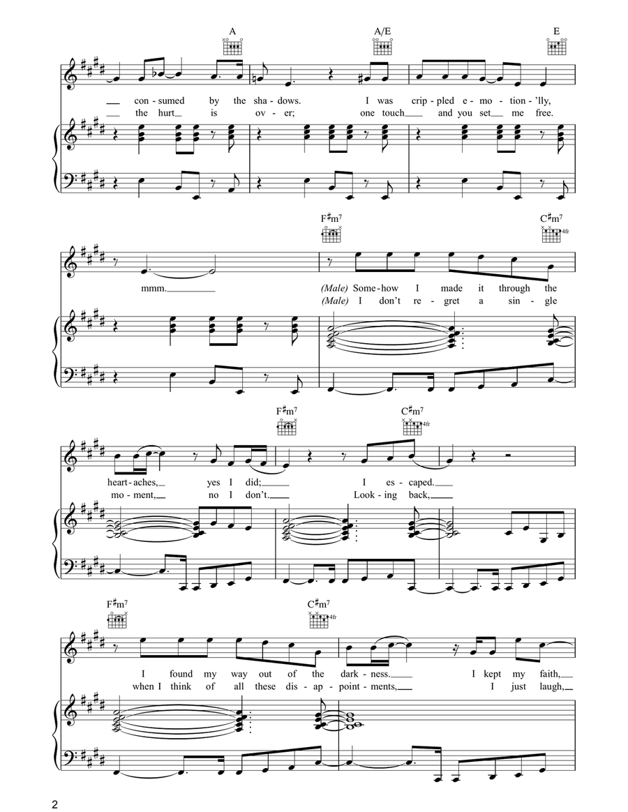 I Knew You Were Waiting (For Me) Guitar scores gallery preview page 2