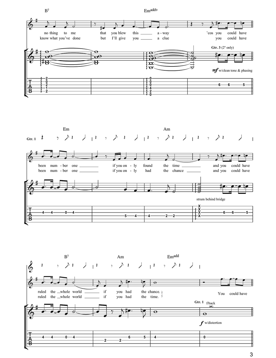 Uno Acoustic Guitar scores gallery preview page 3