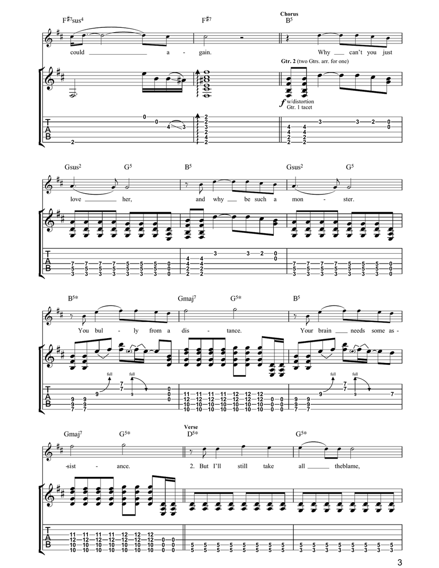 Escape Acoustic Guitar scores gallery preview page 3
