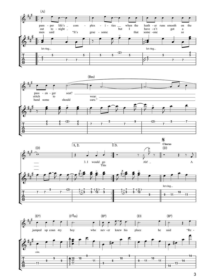 This Charming Man This Charming Man Guitar Tablature scores gallery preview page 3