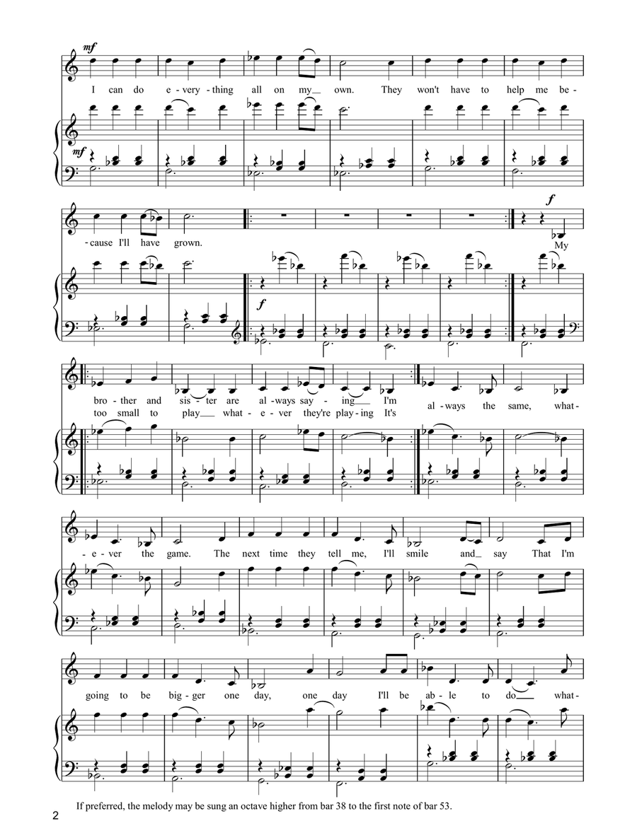 Titch Titch Piano, Vocal, Guitar scores gallery preview page 2