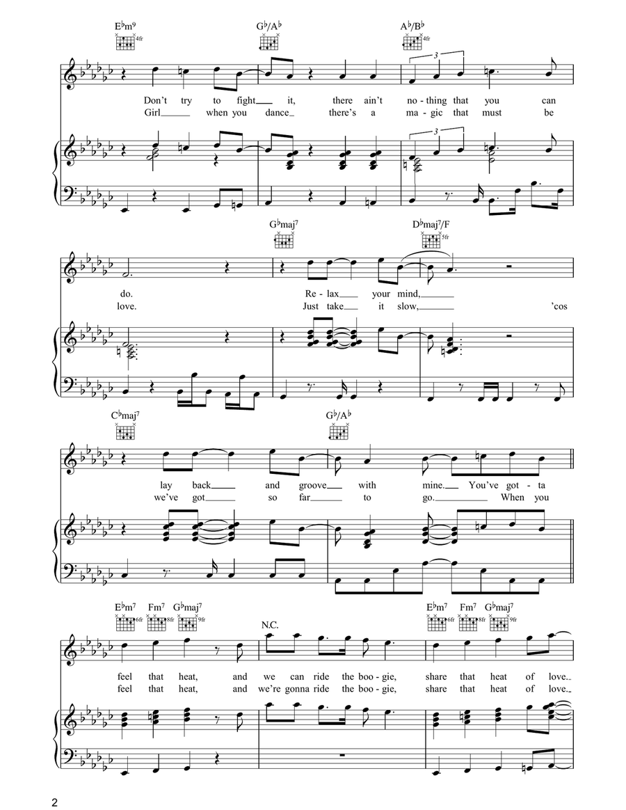 Rock With You Rock With You Piano, Vocal, Guitar scores gallery preview page 2