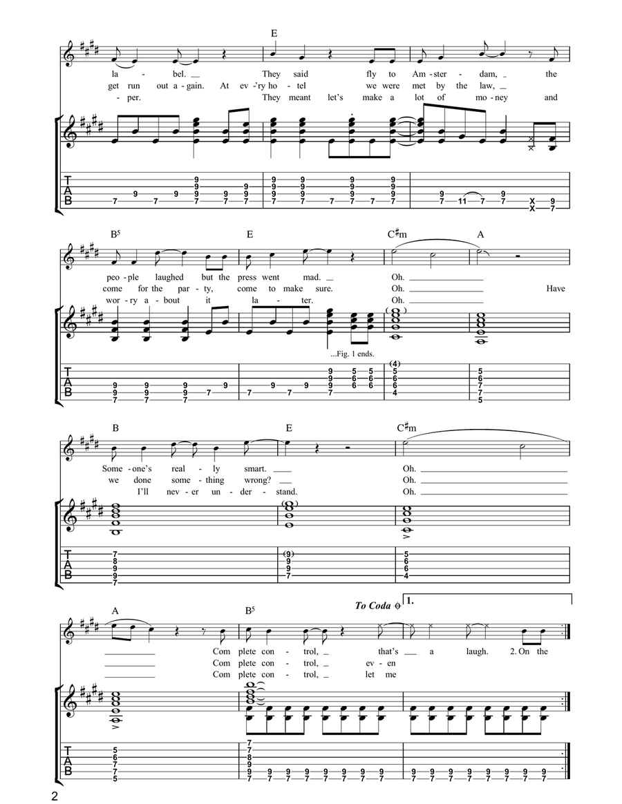 Complete Control Complete Control Acoustic Guitar scores gallery preview page 2
