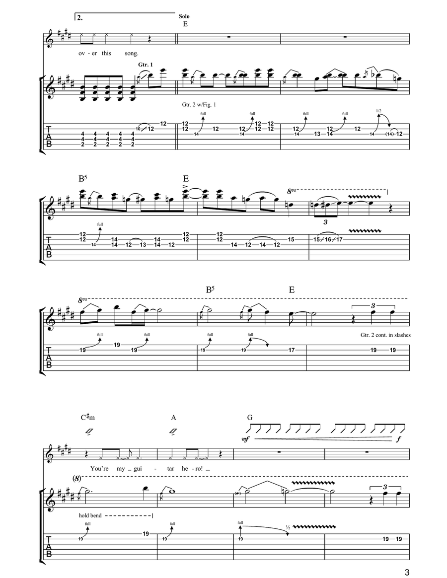 Complete Control Complete Control Acoustic Guitar scores gallery preview page 3