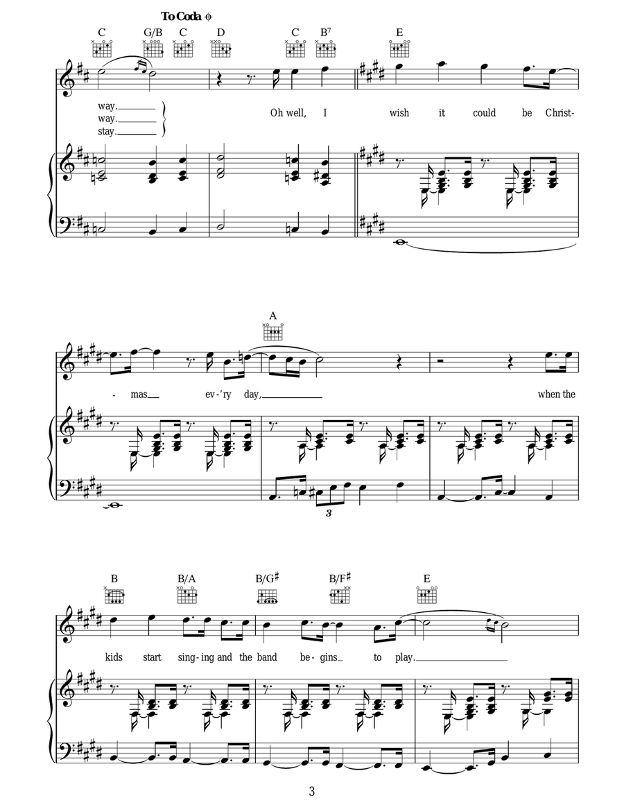 I Wish It Could Be Christmas Every Day Acoustic Guitar scores gallery preview page 3
