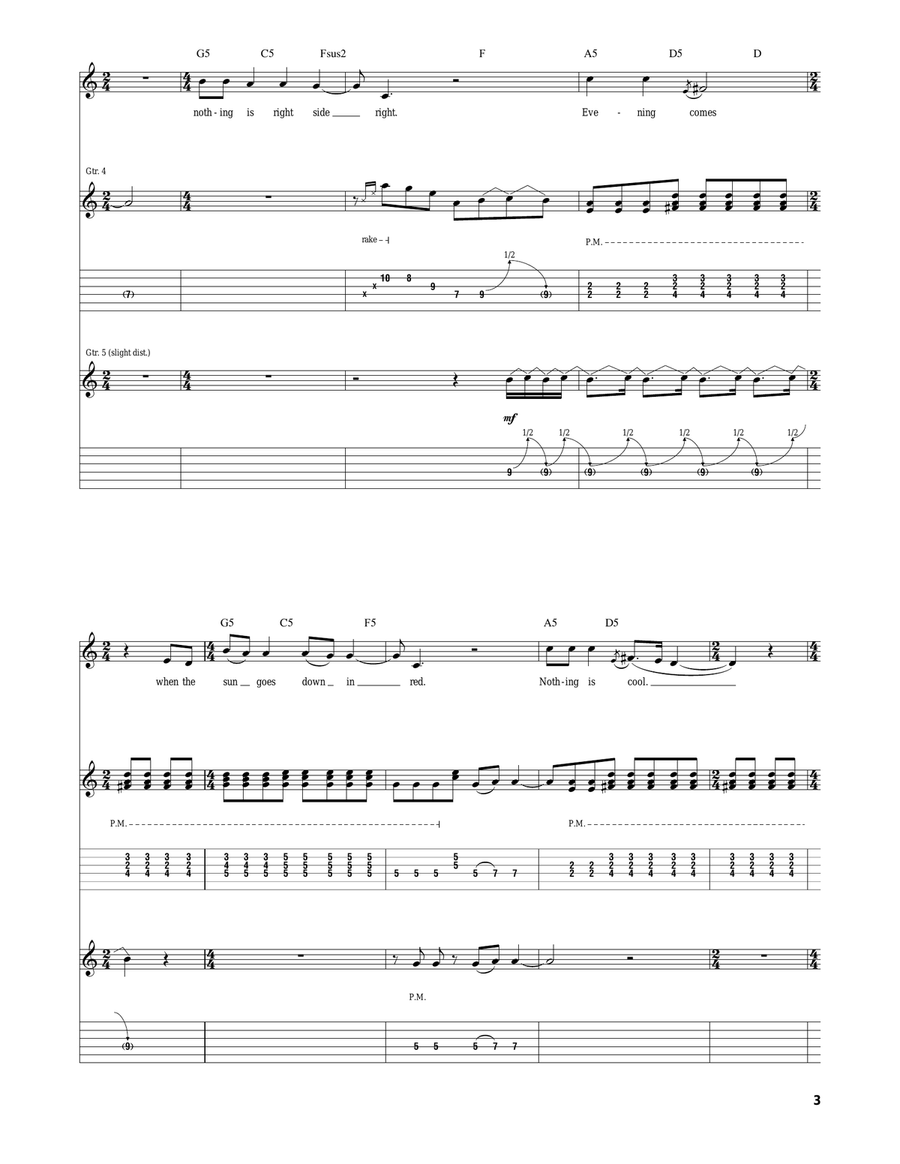 Happy Is A Yuppie Word Acoustic Guitar scores gallery preview page 3