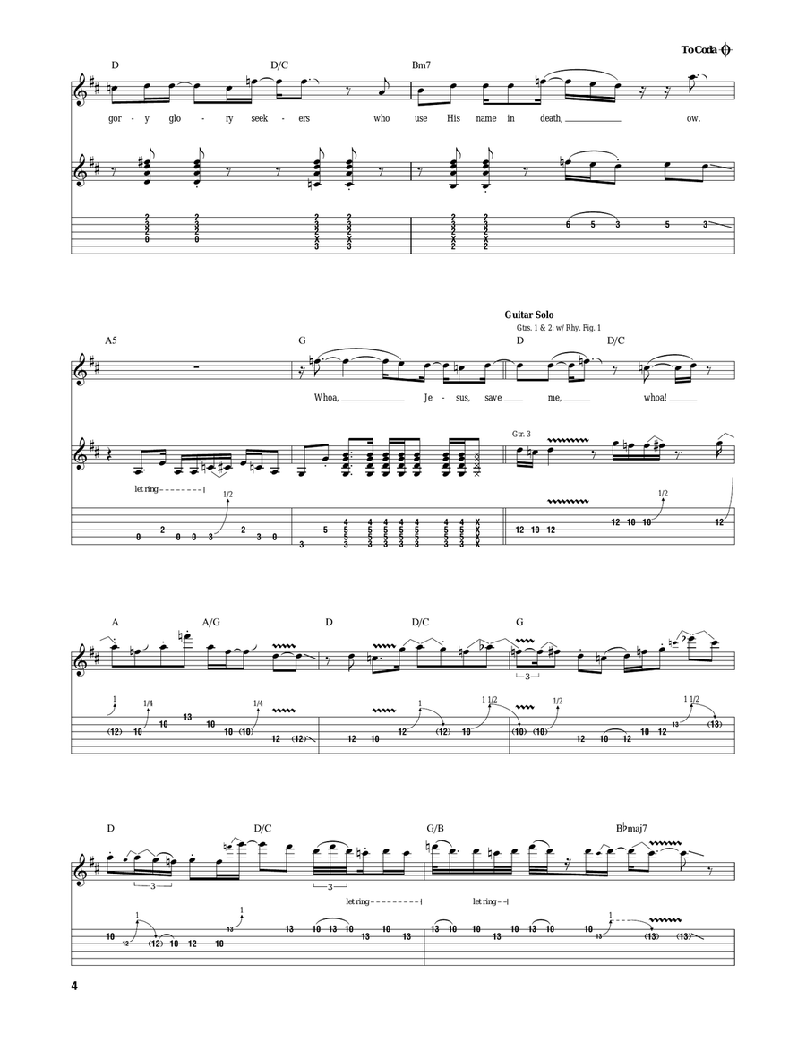 Hymn #43 Hymn #43 Acoustic Guitar scores gallery preview page 4