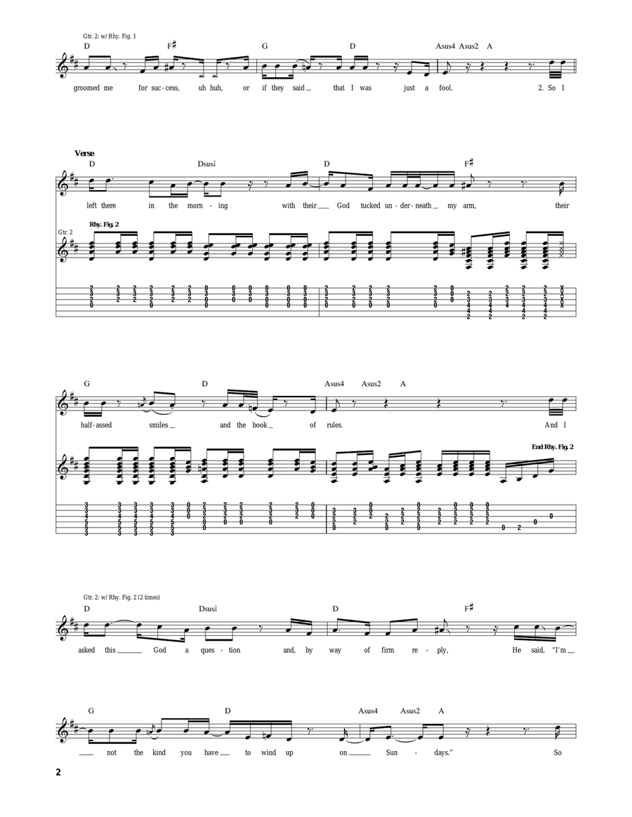 Wind Up Wind Up Acoustic Guitar scores gallery preview page 2