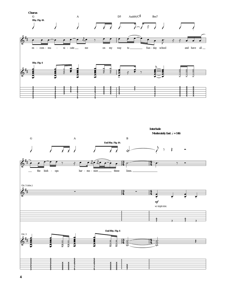 Wind Up Wind Up Acoustic Guitar scores gallery preview page 4