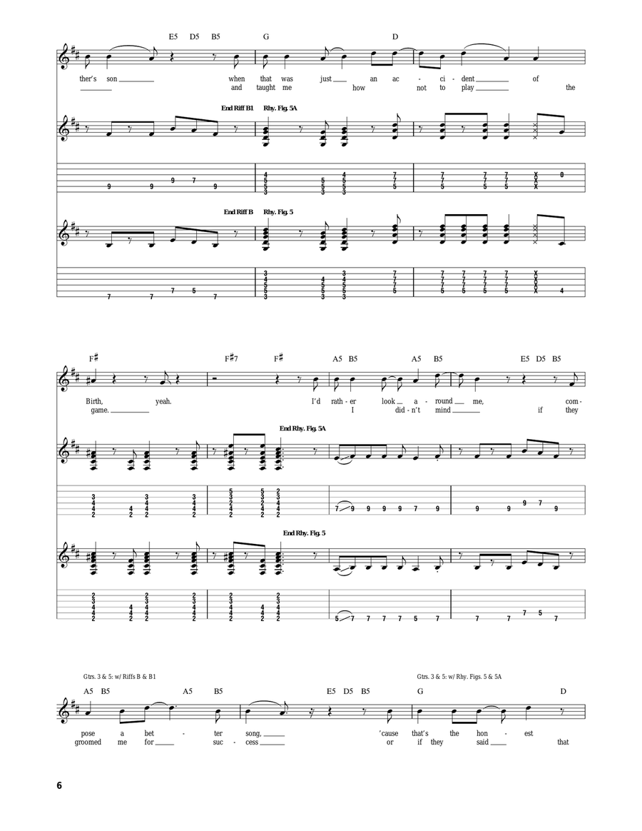 Wind Up Wind Up Acoustic Guitar scores gallery preview page 6