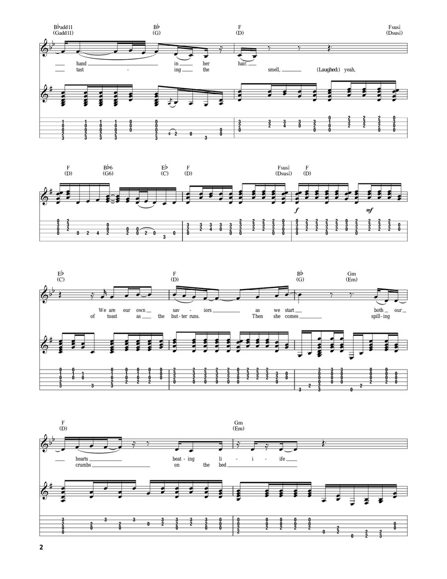 Wond'ring Aloud Wond'ring Aloud Acoustic Guitar scores gallery preview page 2