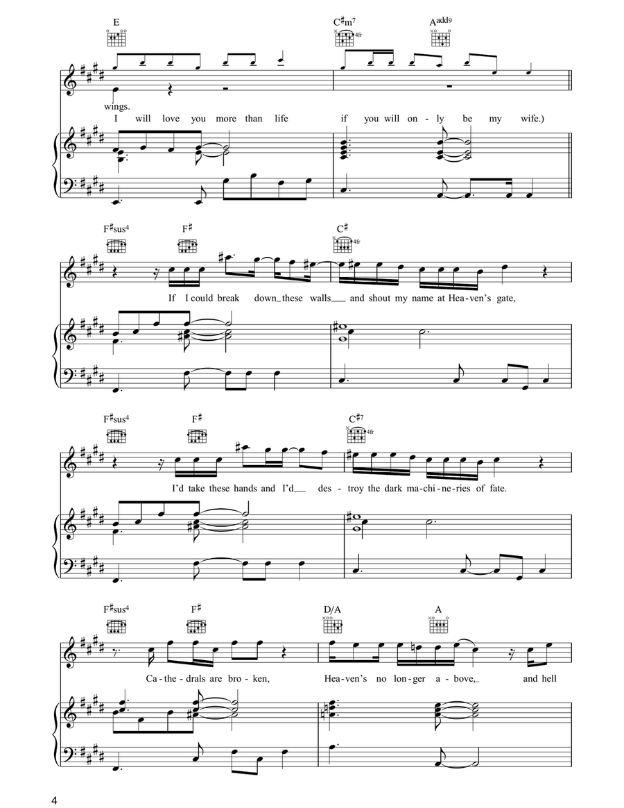 When We Dance When We Dance Piano, Vocal, Guitar scores gallery preview page 4