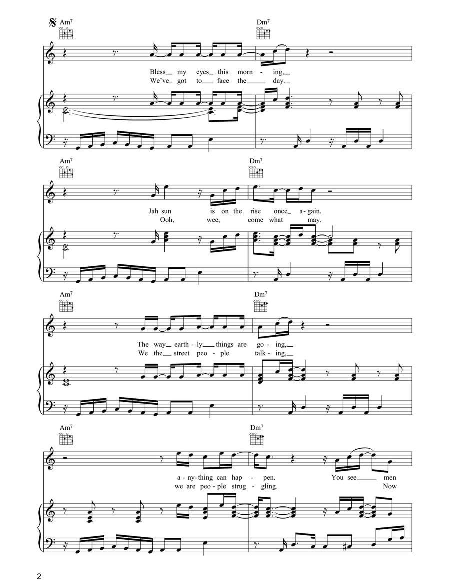 So Much Trouble In The World Guitar scores gallery preview page 2