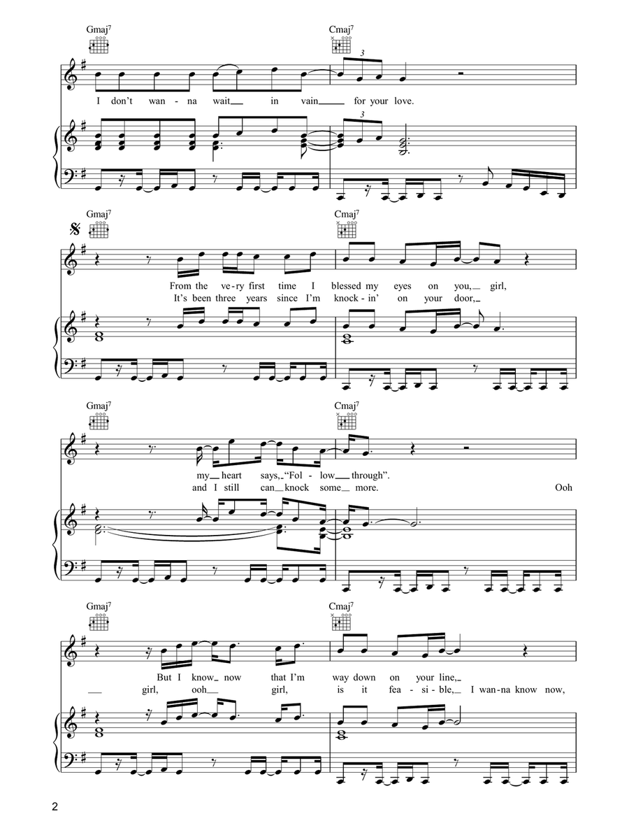 Waiting In Vain Waiting In Vain Guitar scores gallery preview page 2