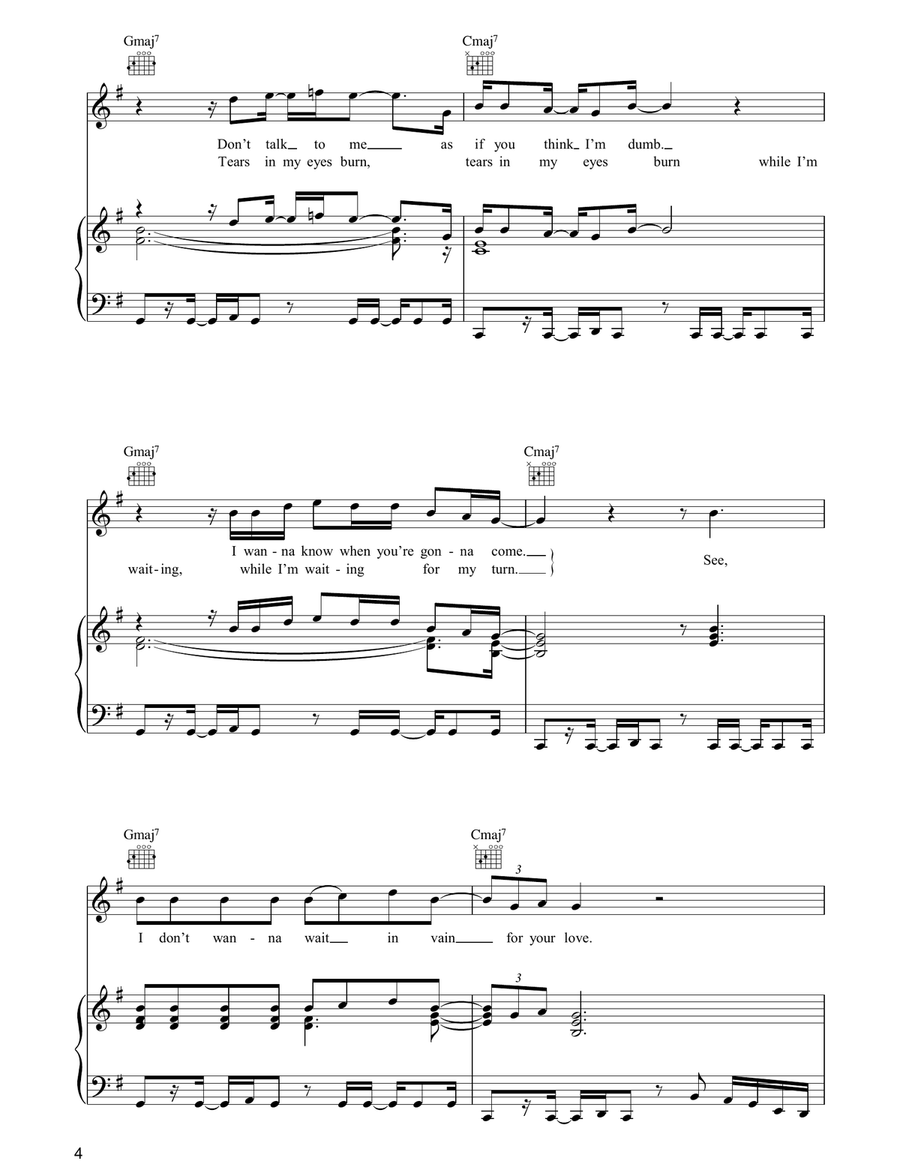 Waiting In Vain Waiting In Vain Guitar scores gallery preview page 4