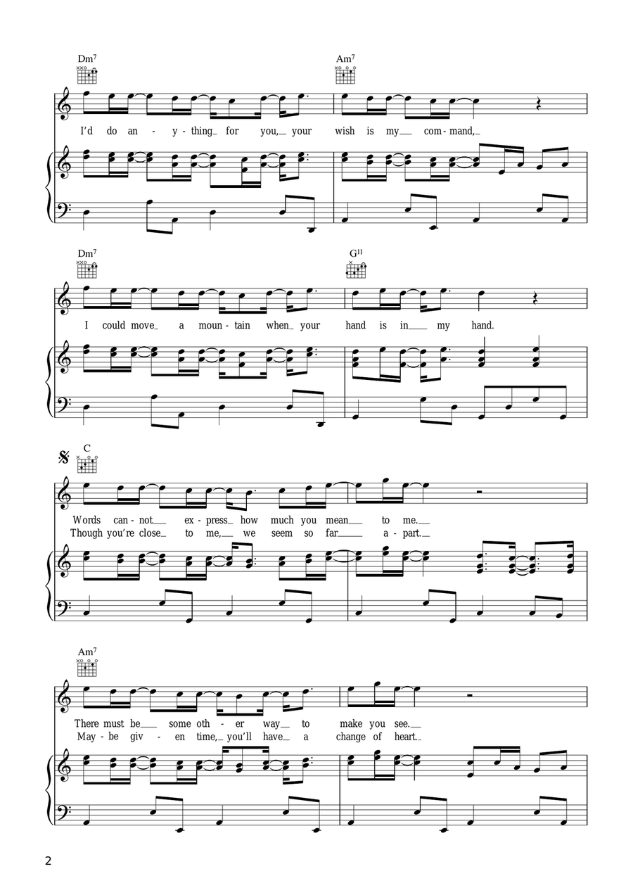 You To Me Are Everything You To Me Are Everything Piano, Vocal, Guitar scores gallery preview page 2