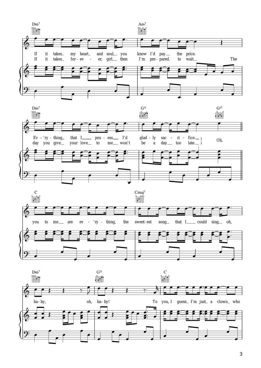 You To Me Are Everything You To Me Are Everything Piano, Vocal, Guitar scores gallery preview page 3