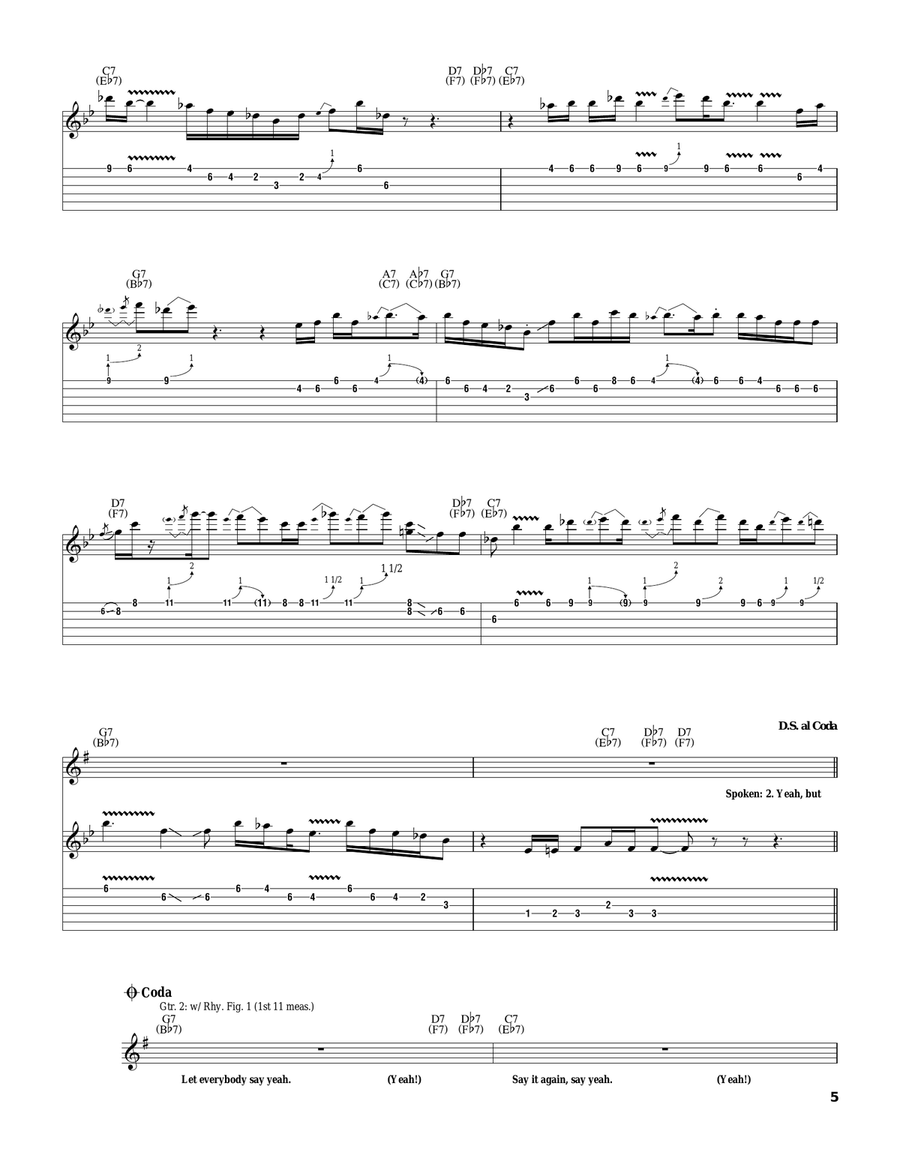 Blues Power Blues Power Acoustic Guitar scores gallery preview page 5