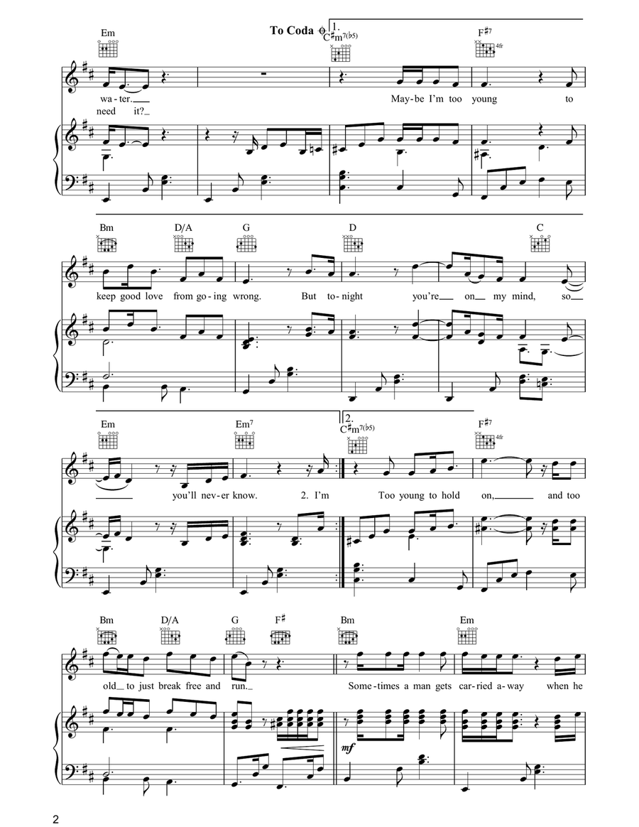 Lover, You Should've Come Over Acoustic Guitar scores gallery preview page 2