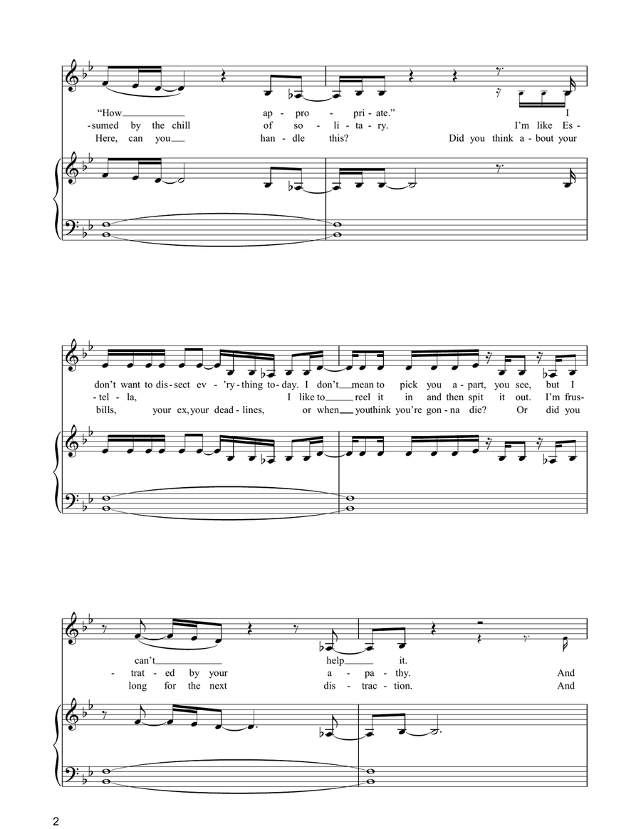 All I Really Want All I Really Want Piano, Vocal, Guitar scores gallery preview page 2
