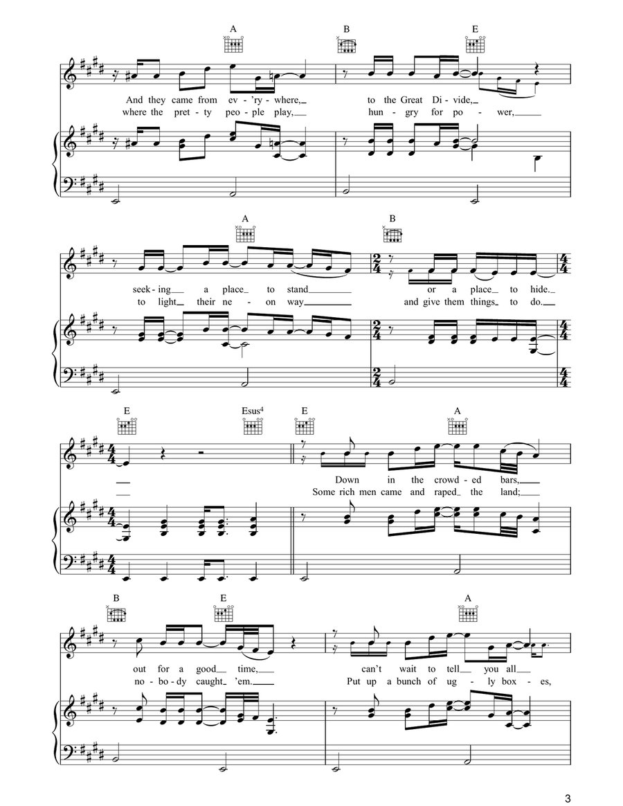The Last Resort The Last Resort Guitar scores gallery preview page 3