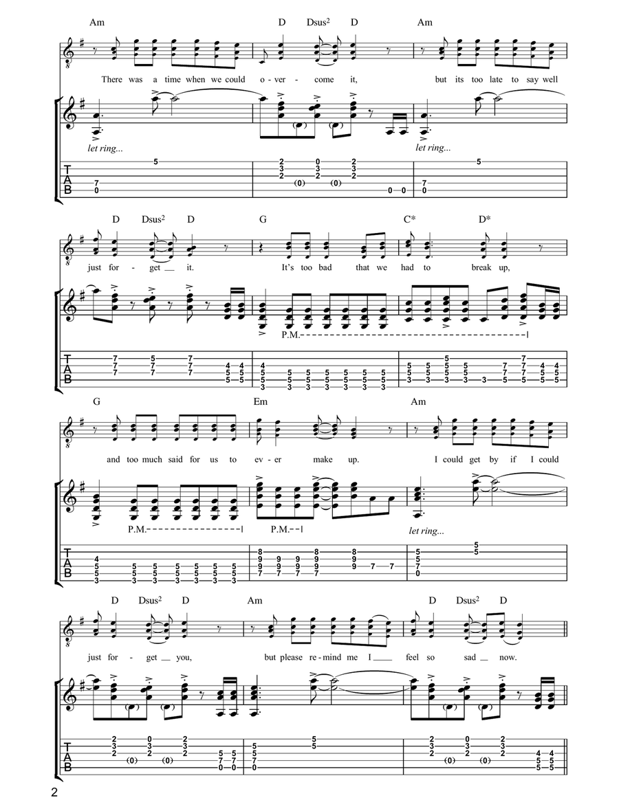 It's Too Bad It's Too Bad Electric Guitar scores gallery preview page 2